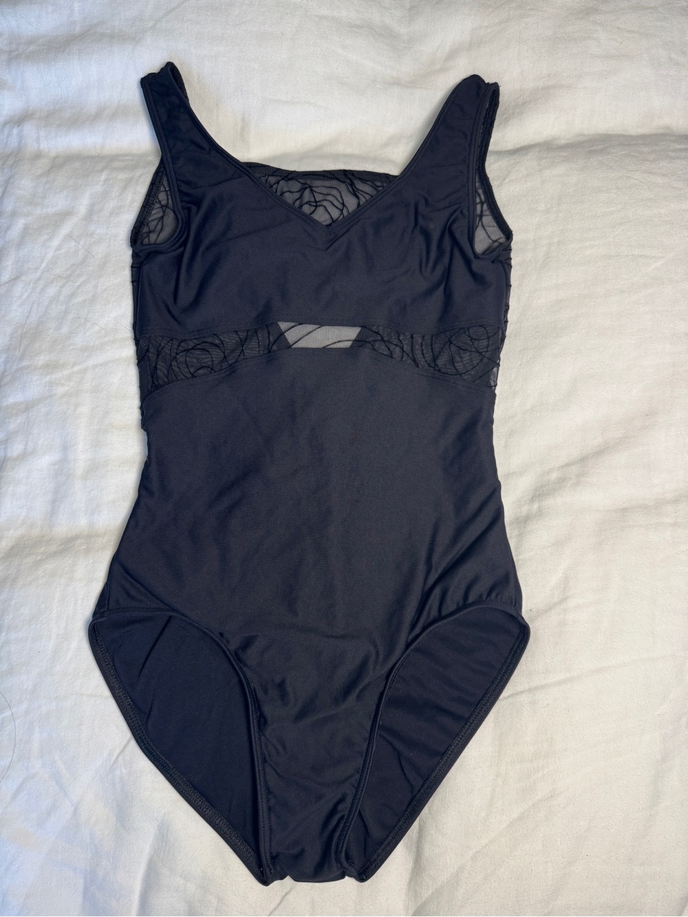 Wear Moi Leotard with Mesh Design Adult XS